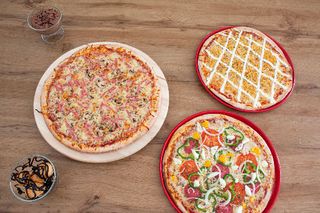 3x1 É TRIPLO: 3 PIZZAS MÉDIAS