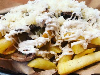 Papas fritas trufadas