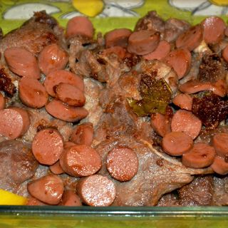 Costeletas à Salsicheiro + Sopa 