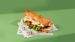 ბაგეტი ქათმით