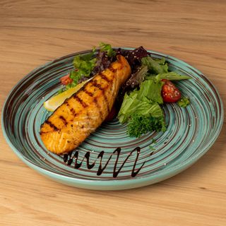 Филе лосося на гриле