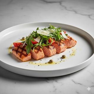 Trancio di salmone alla griglia