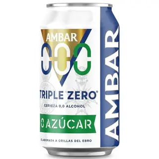 Cerveza Ambar Triple Zero (330 Ml.)