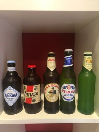 Messina, Ichnusa no filtrata ,Moretti,Nastro azzurro,Moretti limones,(33cl)