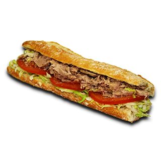 Bocadillo  vegetal de atún 