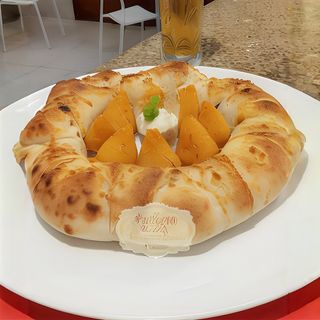 Pizza Guirlanda Queijo e Fiambre