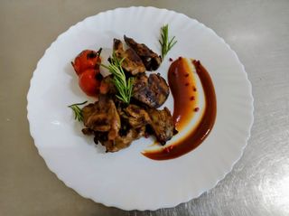 Ficăței de pui la grătar