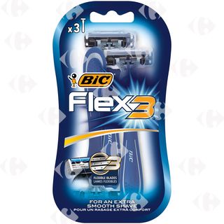 Rasoirs Jetables Flex 3 Bic 3 unités