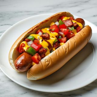 Hot-dog mały z leczo