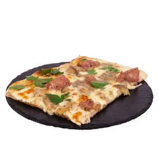 Pizza salsiccia e funghi porcini - trancio