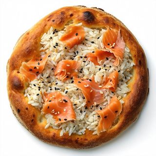 30. Riso venere salmon tartar