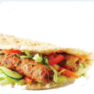 Piadina grande con shish kebab