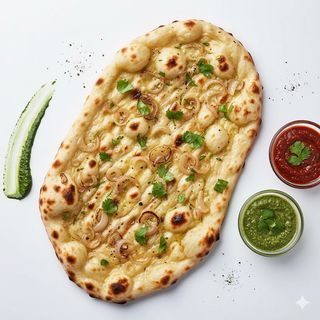 Cipolla & coriander naan