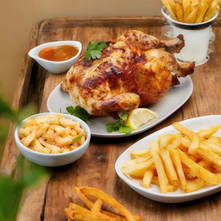 Menú Entero De Pollo A La Brasa
