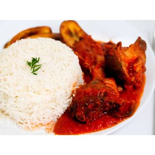 White Rice And Stew