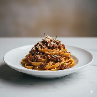 Troccolo al ragù di cinghiale