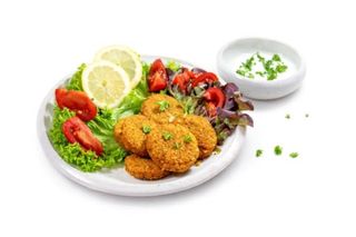 Falafel No Prato