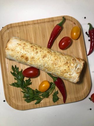 Запеченный донер с курицей