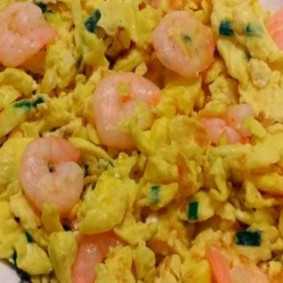 Huevos Revueltos Con Gambas