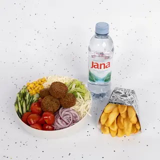 Falafel (homemade) Salata Menu-vege