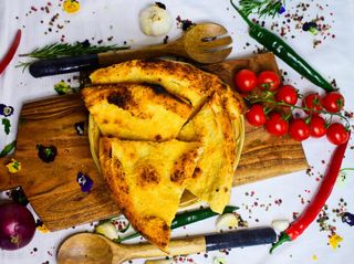 Focaccia cu parmezan