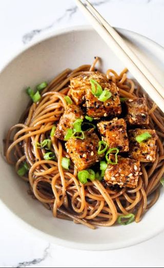 Asiatic tofu pasta