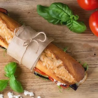 Bocadillo Kebab Vegetal