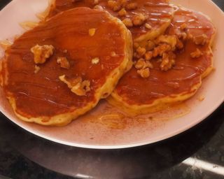 Panqueca de Mel, Nozes e Canela