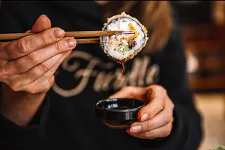 Tempura gunkan maki