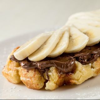Waffle Liège Nutella Banana