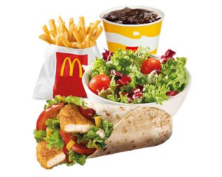 McWrap Crispy Chicken Combo obrok
