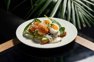 Тост з креветкою