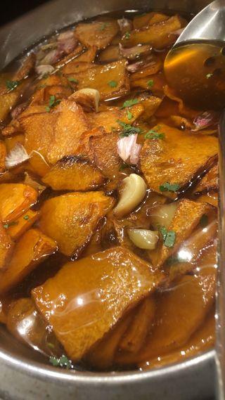 Zucca rossa in agrodolce 