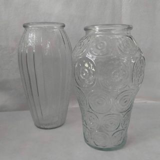 Jarrón Cristal  09*25Cm.