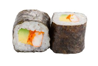 Maki futomaki de surimi y masago (8 uds.)