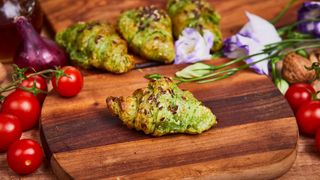 Mini kroasani sa spanaćem, posno