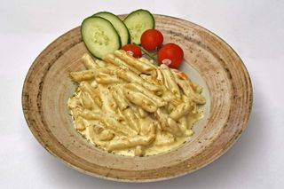 Pasta chicken + Sok