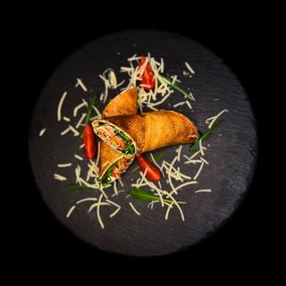    Налисники з Лососем та руколою