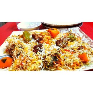 Beef Biryani with Free 350ml Coca Cola Soda