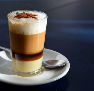 latté machiatto au caramel