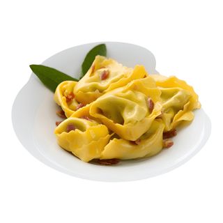 Saccottino amb gorgonzola e pera