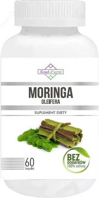MORINGA EKSTRAKT 400mg 60 KAPSUŁEK - SOUL FARM
