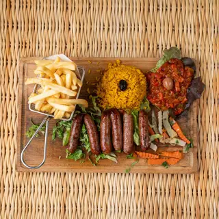 Brochettes De Saucisses De Viande