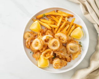 Ración De Chipirones Con Patatas