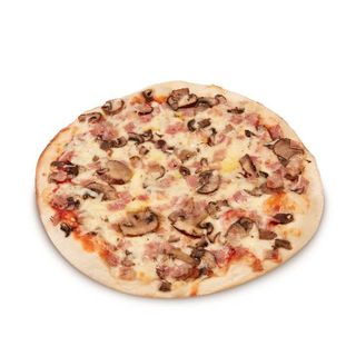 Pizza Fina Bacon y Champiñón Portobello (345 g.) 27 cm