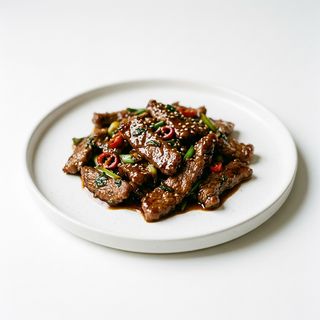 Ternera Con Salsa Ostra