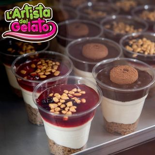 Cheesecake Monoporzione Media con Pistacchio