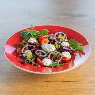 Sałatka Cezar z krewetkami