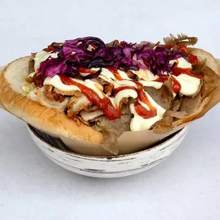 Kebab w bułce duży