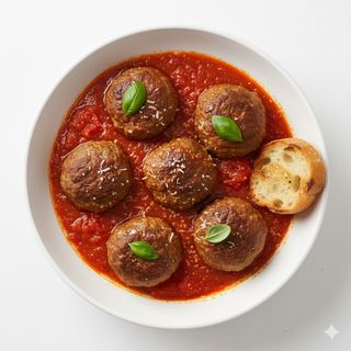 Purpette di carne al sugo